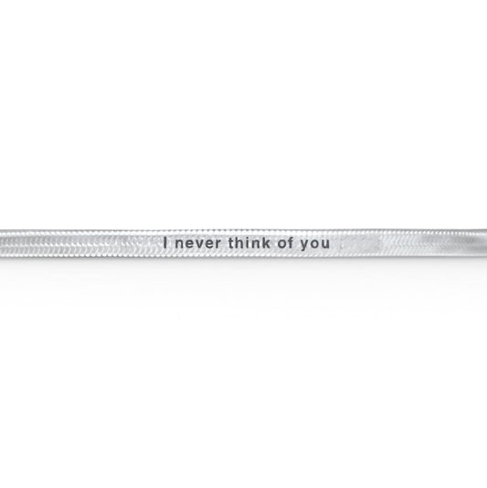 I Never Think of You Necklace