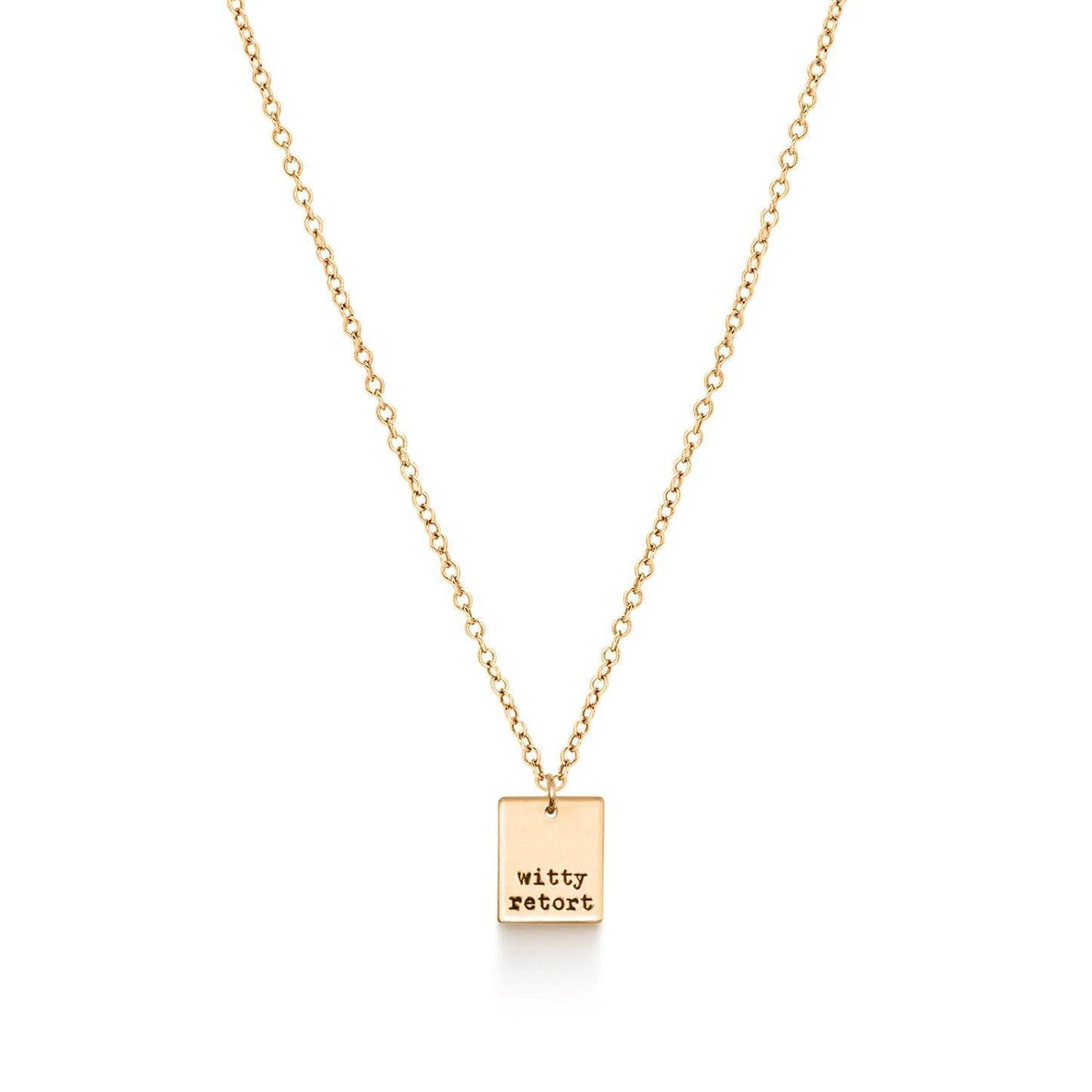 Witty Retort Necklace