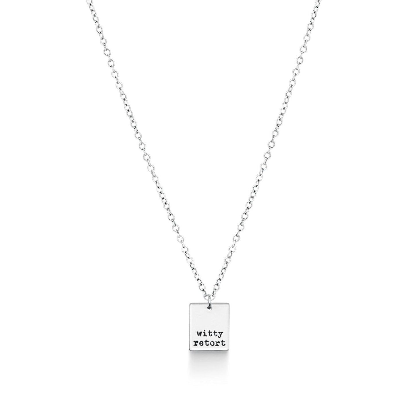 Witty Retort Necklace